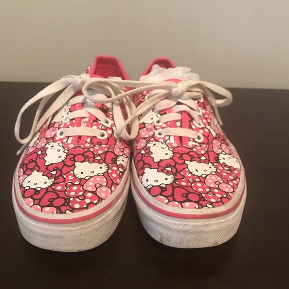 Vans Shoes - Vans- Hello Kitty - pink- women size 7.5